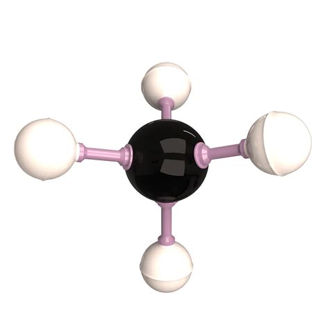 3D model Methane Molecule VR / AR / low-poly | CGTrader