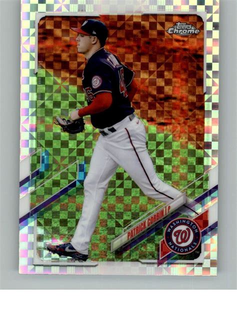 2021 Topps Chrome Patrick Corbin 32 Washington Nationals X Fractor EBay