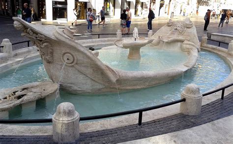 Fontana Della Barcaccia By Bernini Luigi