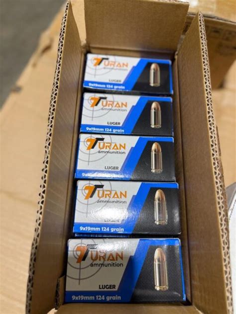 Mm Luger Grain Fmj By Turan Rounds Bva Best Value Ammo