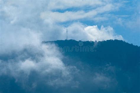 Low Clouds Scenery In Gunung Ledang Johor Malaysia Stock Photo