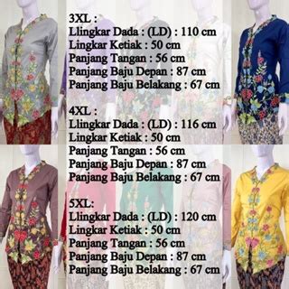 READY STOCK SET KEBAYA NYONYA SULAM BIG SIZE PLUS SIZE JUMBO