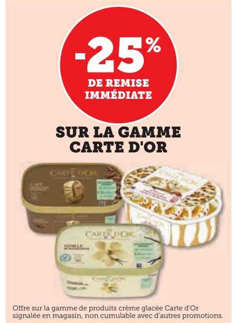 Promo La Gamme Carte D Or Chez Hyper U Icatalogue Fr