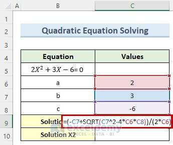 How To Solve A Polynomial Equation In Excel Methods