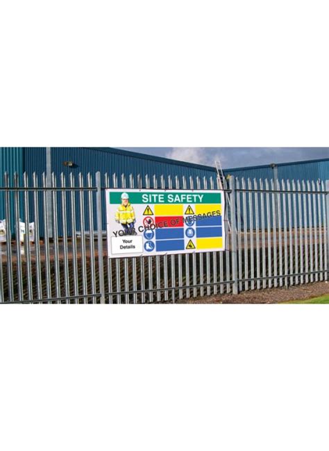 site safety multi message design   custom banner