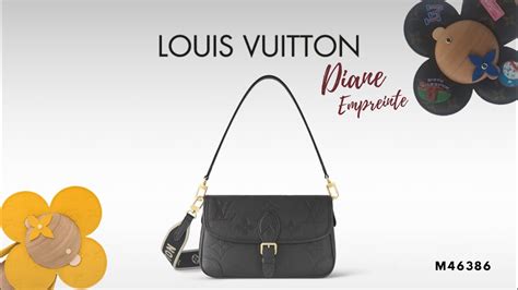 Review Unboxing T I Louis Vuitton Diane Monogram Empreinte M Da B