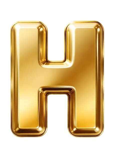 Alphabet letter H | Premium AI-generated image