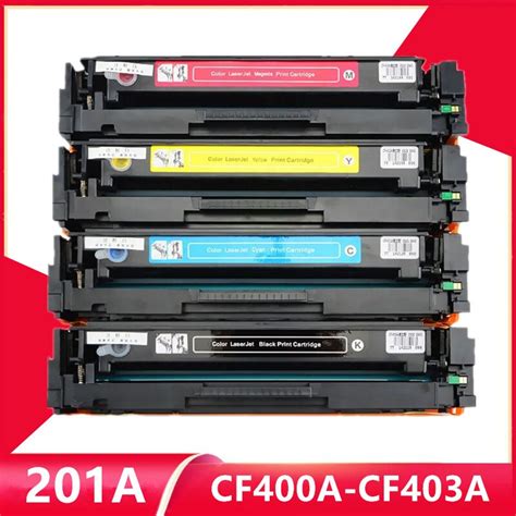 1pk Compatible Cf400a Cf400 Cf401a 403a 201a Color Toner Cartridge For