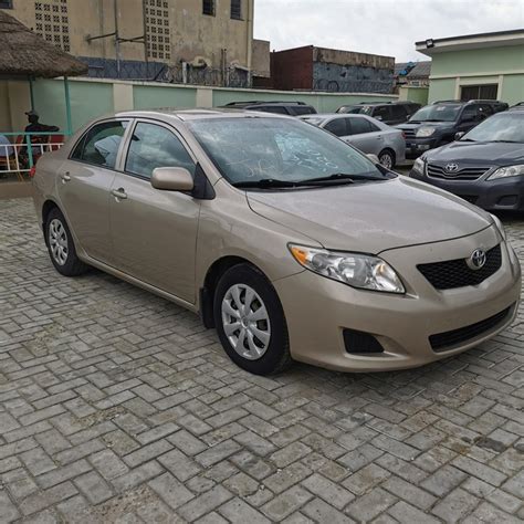 Soldtin Can Cleared 2009 Toyota Corolla Le Gold Color Autos Nigeria