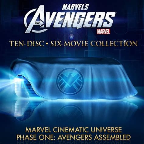 Marvel Cinematic Universe Phase One Avengers Assembled Blu Ray Set