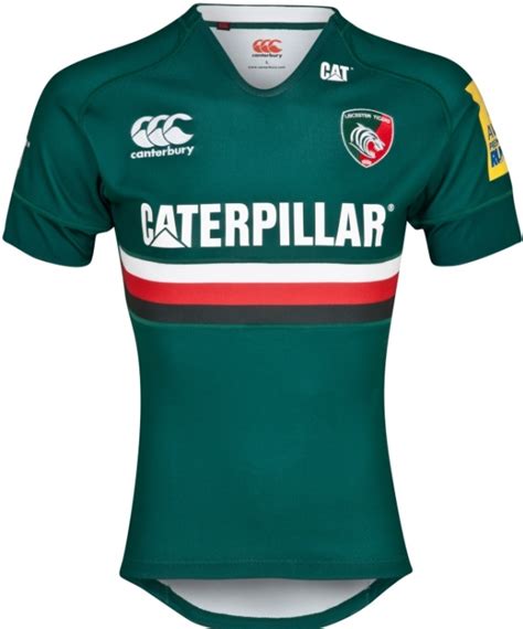 New Leicester Tigers Kit 2013 2014 Canterbury Tigers Home Shirt 13 14