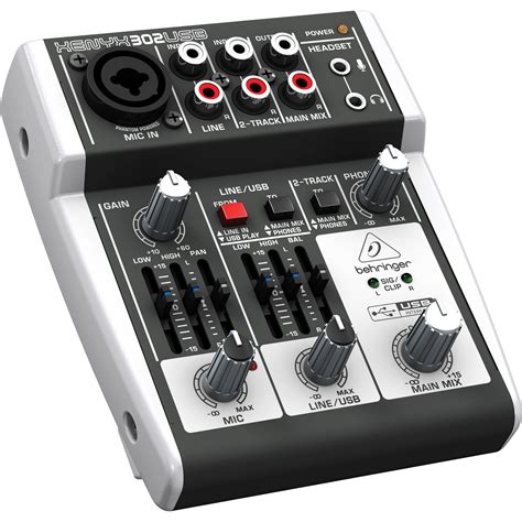 Behringer Xenyx Usb Input Compact Mixer And Usb Usb B H