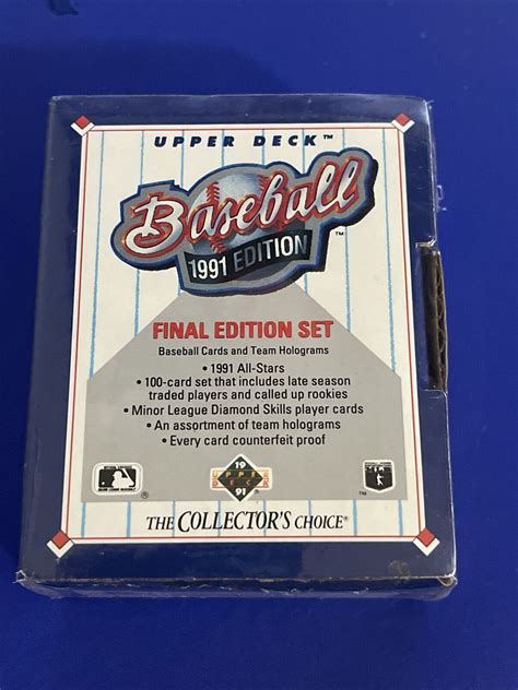 Upper Deck Baseball Final Edition Set Factory Sealed Thome