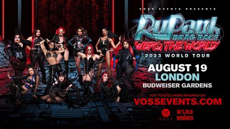 Rupauls Drag Race Werq The World Tour Budweiser Gardens On Saturday