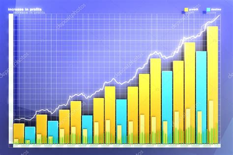 illustration  financial graph stock photo  peshkov