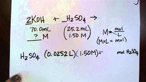 Hw Help Titrations And Solution Stoichiometry Acid Base Youtube