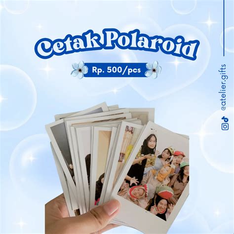 Jual Cetak Foto Polaroid Anti Luntur Anti Robek Dan Tahan Air Baca