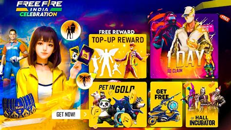 FREEFIRE INDIA ALL FREE REWARDS UPCOMING EVENT IN FREE FIRE 2023 FF