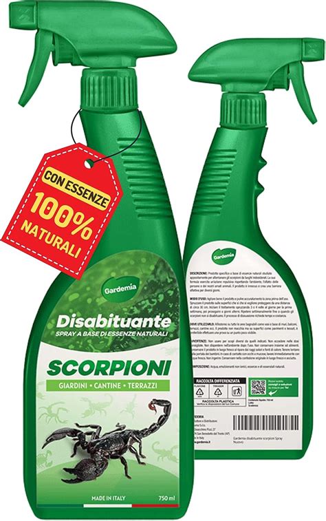 Gardemia Disabituante Anti Scorpioni Ml Spray Sgradito Azione