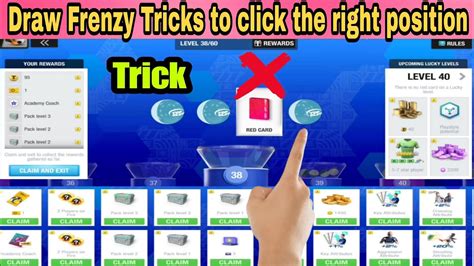 New Draw Frenzy Tricks To Click On The Right Position Top Eleven