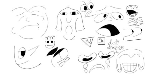 Faces Practice 1 By Karmicbacklash On Deviantart