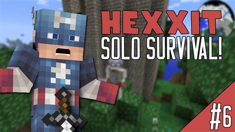 Minecraft Hexxit Solo Survival 6 BATTLE TOWER FAIL YouTube