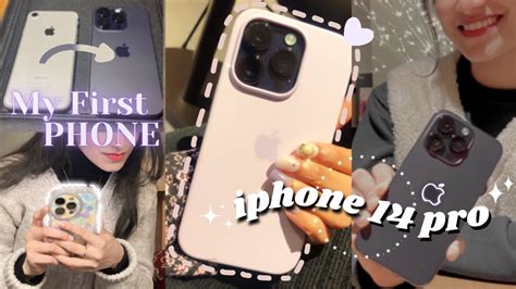 Doubled Iphone 14 Pro Unboxing Deep Purple 256gb 💜lilac Magsafe