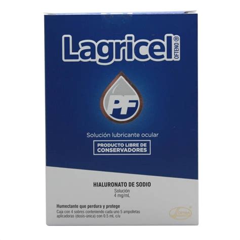 Lagricel Ofteno Mg Ml Soluci N Lubricante Ocular Sobres Con