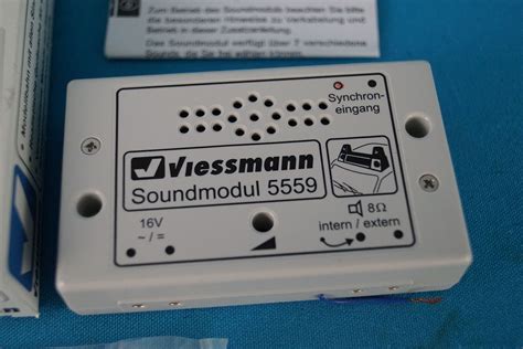 VIESSMANN 5559 Martinshorn Sound Modul EBay