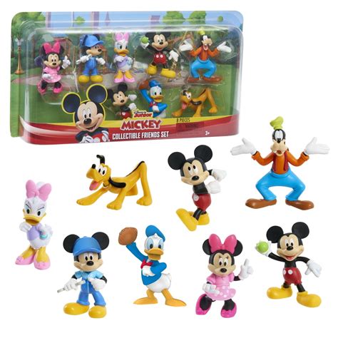 Disney Junior Mickey Mouse 8 Piece Collectible Figure Set Ages 3