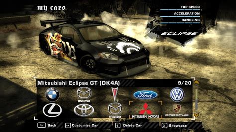 Need For Speed Most Wanted Mitsubishi Eclipse GT DK4A Big Lou