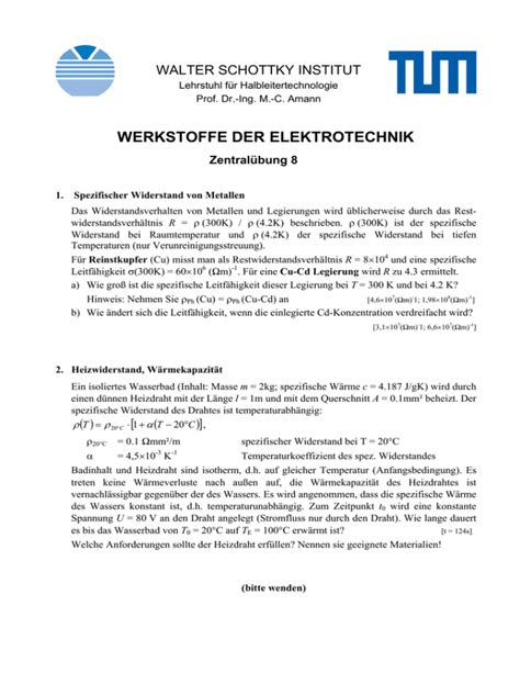 Werkstoffe Der Elektrotechnik