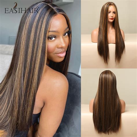 Brown Mixed Blonde Color Wig For Sex Doll NakeDoll