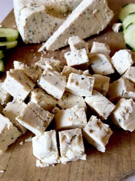 Vegan Feta Cheese Slice Able Crumbly Perfect For Salads Pasta Dishes