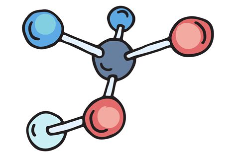 Chemical Structure Icon Color Molecule Graphic By Onyxproj · Creative