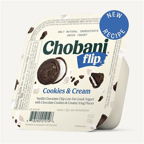 Amazon Chobani Flip Galletas Y Crema De Yogur Griego Bajas En