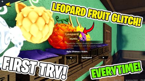 How To Get LEOPARD FRUIT In Fruit Battlegrounds YouTube