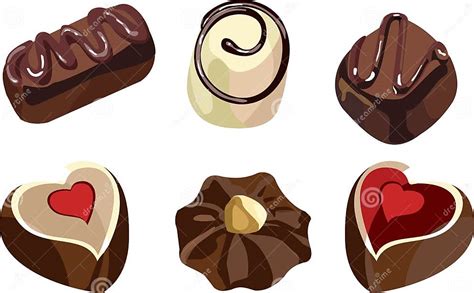 Chocolate Candy Stock Vector Illustration Of Dessert 23449258