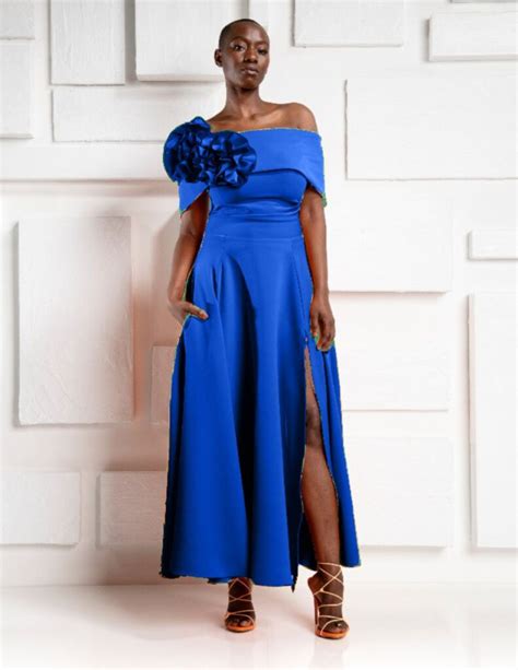 Kevan Jon Kyoto Flare Cobalt Dress Snooty Frox