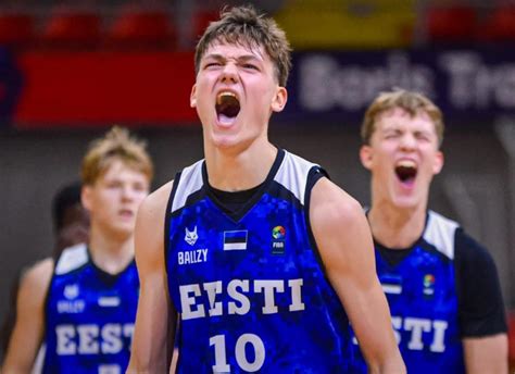 Vägev Eesti U16 Korvpallikoondis Pääses Em Il Finaali Sporttv3ee