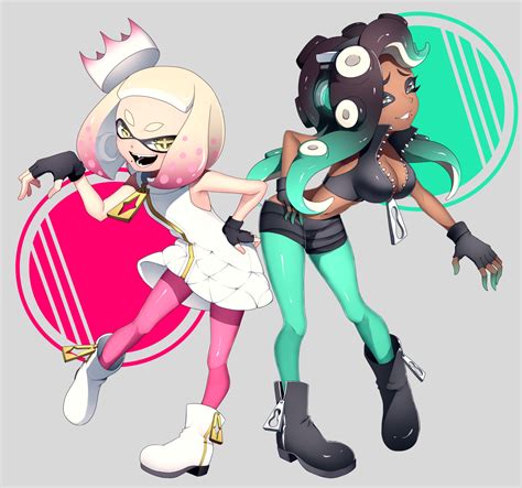 Pearl And Marina By 紅じゃけ Splatoon Know Your Meme