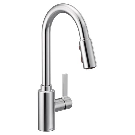 Moen Chrome Kitchen Faucet With Pull Down Spray Kitchen Info