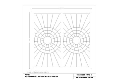 GRILL DESIGN DETAIL TWENTY THREE Archi Monarch