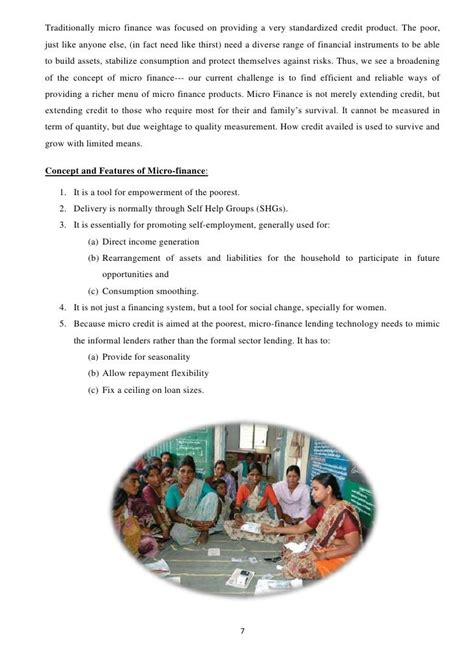 Microfinance Project Report