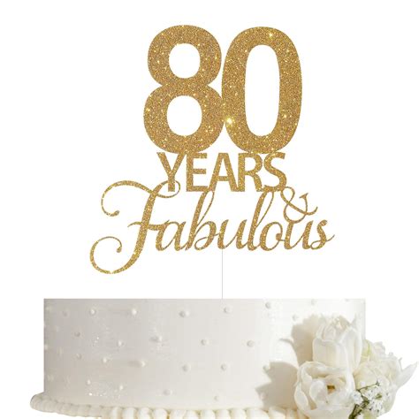 Buy Years Fabulous Cake Topper Th Birthday Cake Topper Th