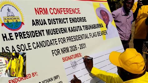 How Museveni Was Endorsed In Arua For A Sole Candidature