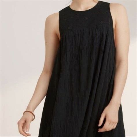 Wilfred Dresses Wilfred Aritzia Allier Black Babydoll Shift Dress L