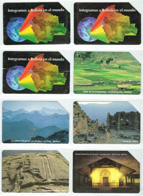 8 Verschiedene Telefonkarten Bolivien Kaufen Auf Ricardo