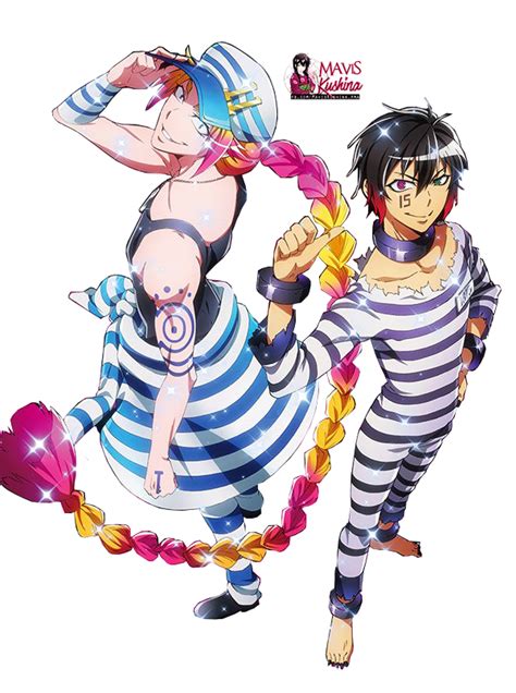 Render Nanbaka Uno Y Jyugo By Maviskushina On Deviantart