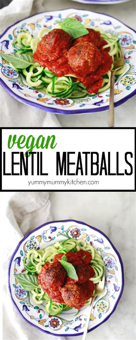 Vegan Lentil Meatless Meatballs